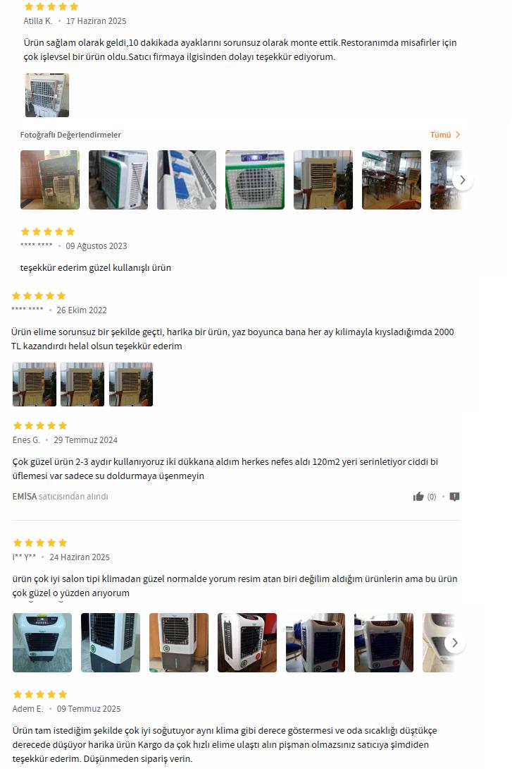Coolstein Stormy 100 Litre Sulu Klima (Endüstriyel Evaporatif Soğutucu)