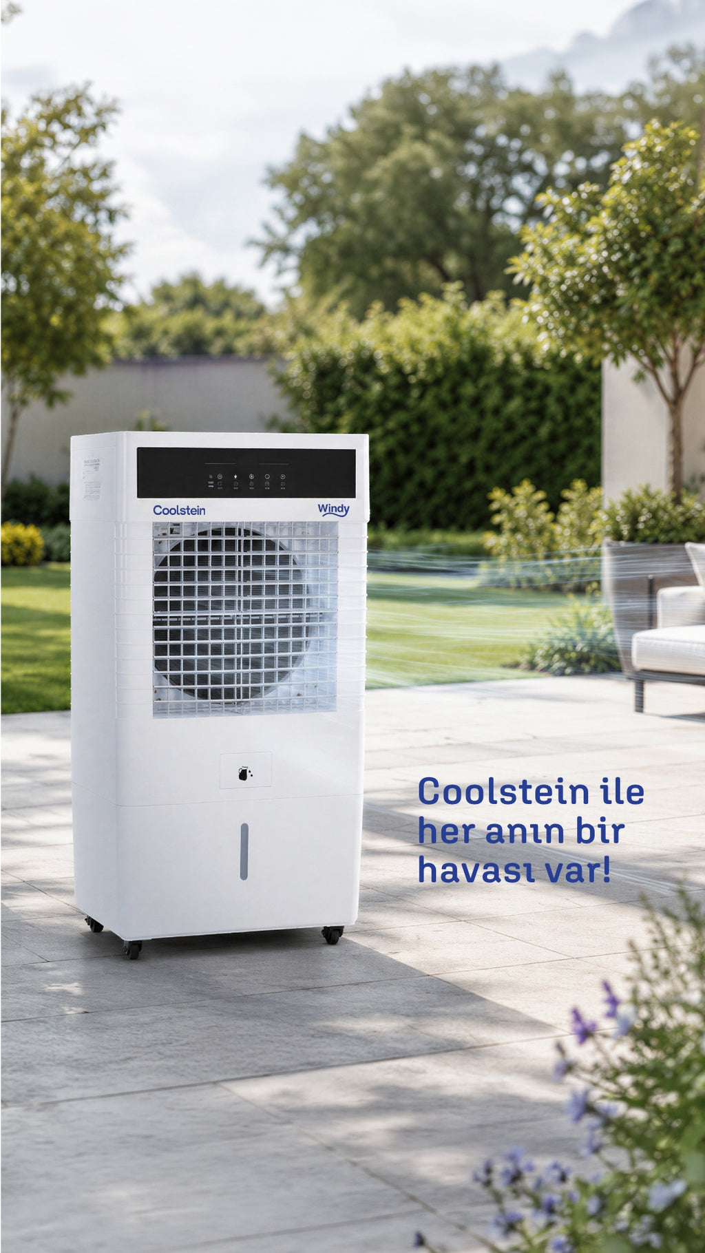Coolstein Stormy 100 Litre Sulu Klima (Endüstriyel Evaporatif Soğutucu)