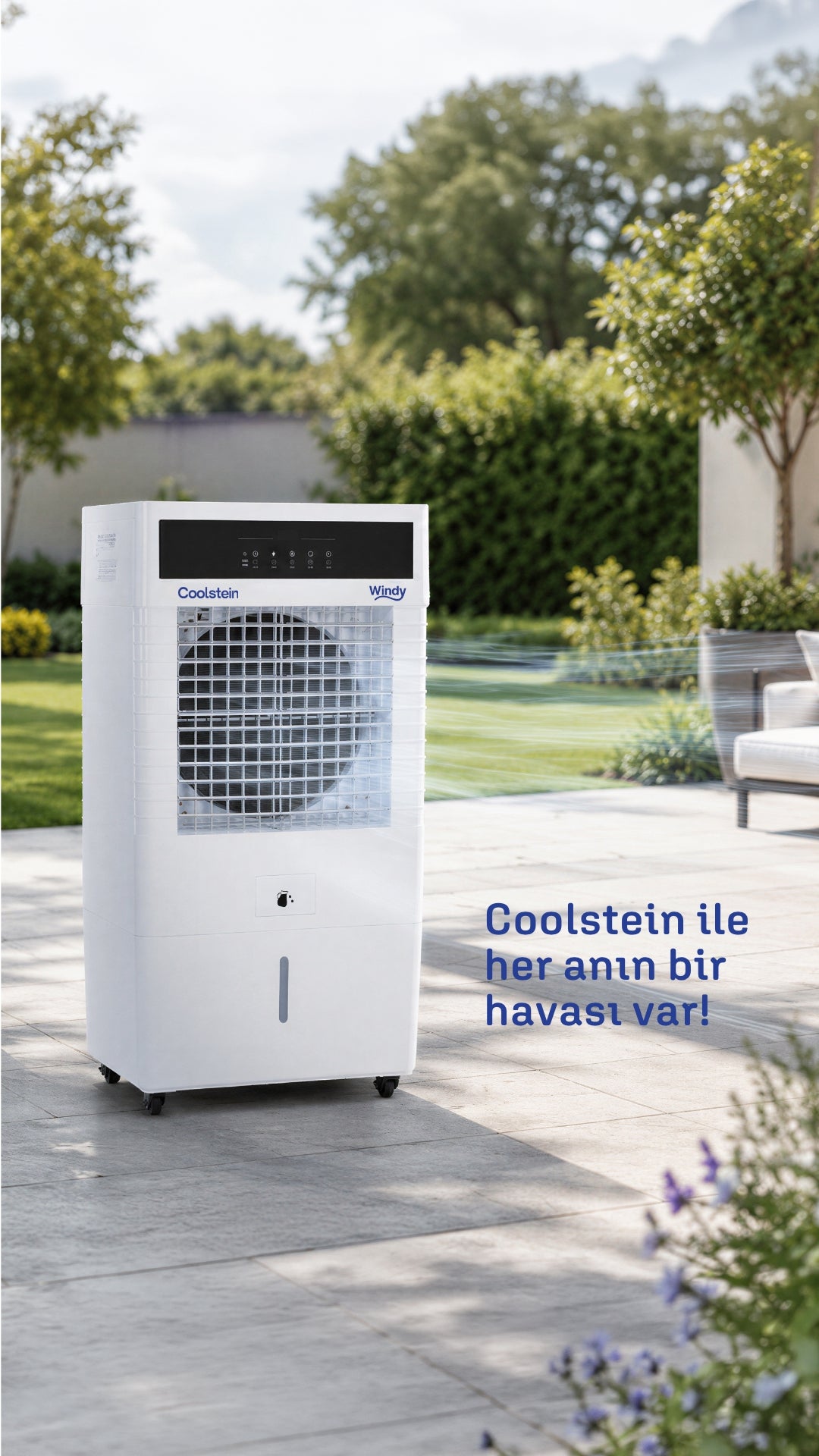 Coolstein Stormy 100 Litre Sulu Klima (Endüstriyel Evaporatif Soğutucu)